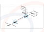 Uproszczony schemat zastosowania Media konwerter Fast Ethernet z zasilaniem PoE (Power over Ethernet) 100M 20km SC Simplex - RF-MK-100M-SC-Simplex-20KM-VMC01-POE