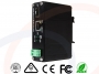 Przemysłowy, montaż szyna DIN - Media konwerter Gigabit Ethernet z zasilaniem PoE+ 30W 12-48V (Power over Ethernet) z portem optyczn - RF-MK-INDU-GE-SFP-POE+-12-48V